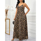 👗 40% OFF! ✨ Leopard Print Maxi Dress – V-Neck, Pockets, Flowy Summer Chic 🌿