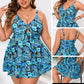 🌺 LIMITED-TIME 50%🏖️Vibrant Floral 2-Piece Beach Set – Mini Swimdress + Triangle Bikini | Adjustable Bow-Tie Bust, Removable Padding & Quick-Dry | Perfect Vacation Outfit (L-4XL)☀️