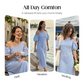 👗🤍Women's Elegant Striped Off Shoulder Dress