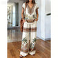 🌴🌺Women's Printed Top & Pants 2-Piece Set