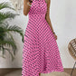 👗 50% OFF! ✨ Polka Dot Halter Neck Dress – Flowy, Flattering, Retro-Chic 🌼