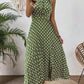 👗 50% OFF! ✨ Polka Dot Halter Neck Dress – Flowy, Flattering, Retro-Chic 🌼