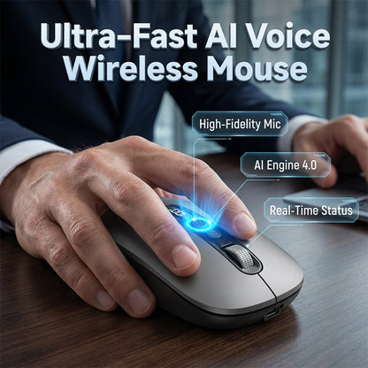 🖱️💬AI Smart Voice Wireless Mouse