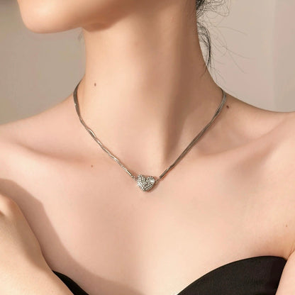 Heart Diamond Necklace✨