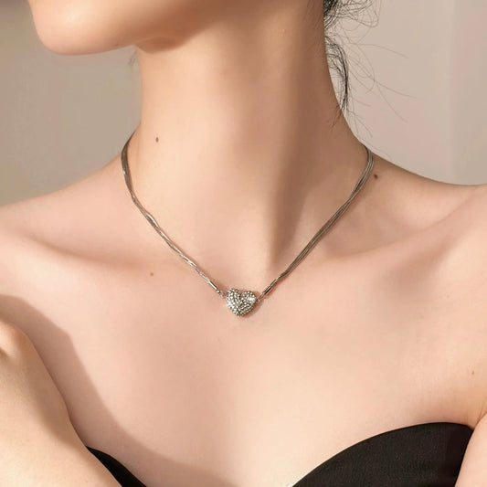 Heart Diamond Necklace✨