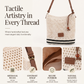 👜Women's Woven Crossbody Bag with Long Strap✨