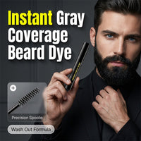 🖍️Instant Gray Beard Dye – Fuller & Bolder Look, Portable Touch-Up Wand