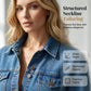 Women's Chic Button Detailing Denim Set