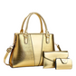 👜Women's Crocodile Pattern Handbag 3-Piece Set
