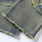 👖  Classic stretch jeans with flared legs for men – vintage wash & patchwork details – high-quality denim, perfect for smart-casual style – comfortable and stylish 🔥