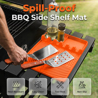 🧼Silicone Grill Mat for Side Shelf