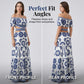 🌺Women’s Off-the-Shoulder Waist Cutout Daisy Printed Resort Dress