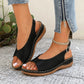 🏖️Women’s Vintage Peep-Toe Comfort Sandals