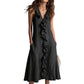 👗Women's V-Neck Ruffled Sleeveless Dress