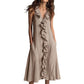 👗Women's V-Neck Ruffled Sleeveless Dress