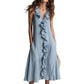 👗Women's V-Neck Ruffled Sleeveless Dress