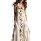 👗Women's V-Neck Ruffled Sleeveless Dress
