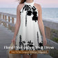 🌸👗Women's Floral Print Halter Neck Dress