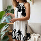 🌸👗Women's Floral Print Halter Neck Dress