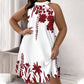 🌸👗Women's Floral Print Halter Neck Dress