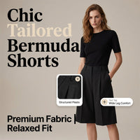 📢📢50% OFF !! ⏰New Arrivals & Best Sellers-Women's Loose Fit Bermuda Shorts