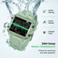 ⌚ Water Resistant Transparent Digital Watch — Clear Retro Design, Stopwatch & Alarm 🌊