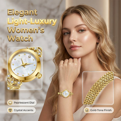 ⌚ Elegant Ladies' Bracelet Watch — Jewellery-Watch Fusion | Stainless Steel | Everyday Style ✨