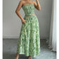 Women's Printed Top and Skirt Set