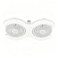 💡🌀 50% OFF! Double-head LED ceiling fan with light – 2 independent heads, 3 speeds, and remote control – Perfect for large rooms ✨