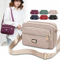 Multi-Layer Waterproof Oxford Crossbody Bag