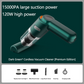 🚗  10000Pa Cordless Handheld Vacuum, Portable Wireless Cleaner with Washable Filter & Multi-Nozzle Kit