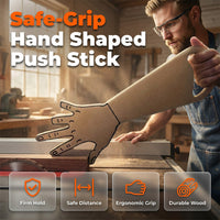 ✋Hand Shaped Table Saw Push Stick
