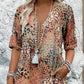 👗Women's Vivid Printed V-Neck Midi Dress
