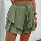 🎁2026 New Arrivals 50% OFF💥Women's Ruffle Layered Flowy Shorts – Skirt-Like Look, Elastic Waist, Breathable 🌸