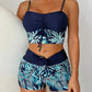 🔥40% OFF!Flattering High-Waist Bikini Set | Sporty Boxer Cut & Chic Lace-Up Top | Quick-Dry Tummy Control Beachwear