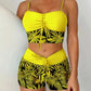 🔥40% OFF!Flattering High-Waist Bikini Set | Sporty Boxer Cut & Chic Lace-Up Top | Quick-Dry Tummy Control Beachwear