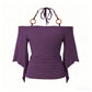 🌬️Women's Off-the-Shoulder Halter Neck Top