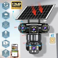 ⏳ LIMITED-TIME 50% OFF! ⏰6K 9MP Outdoor Wi-Fi Security Camera | 10x Zoom, 3 Lenses, 360° PTZ | IP66 Waterproof, Color Night Vision, Two-Way Audio, Motion Tracking