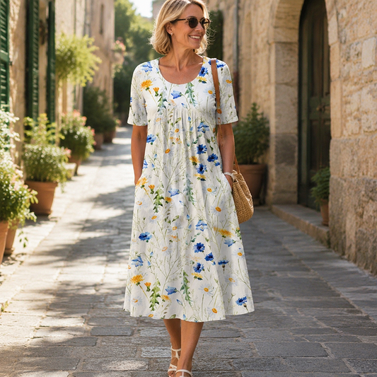🌸👗Women's Casual Floral Print Dress