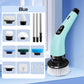 💪 Rechargeable Cleaning Brush with Telescopic Pole & 8 Heads — No Bending, No Kneeling, Just Effortless Cleaning