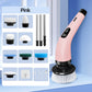 💪 Rechargeable Cleaning Brush with Telescopic Pole & 8 Heads — No Bending, No Kneeling, Just Effortless Cleaning