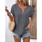 👚Women's V-Neck Short Sleeve Casual Top