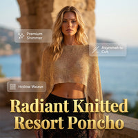 🌺Summer Hot Sale 50% OFF💐Women's Hollow Out Knit Shawl Poncho