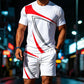 👕Men's Casual Summer T-Shirt & Shorts 2-Piece Set
