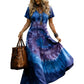 👗💜Women's Casual V-Neck Maxi Dress