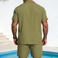 🎨👕 50% OFF – Solid Color Two-Piece Summer Outfit for Men – Ready-to-Wear in Seconds! | Breathable & Lightweight | Perfect for Daily Style ✨