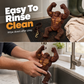 🦍 Tough Gorilla Shape Dog Chew Toy — Durable Natural Rubber for Aggressive Chewers
