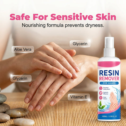 ✨🤲Hot Sale 50% OFF!💦Gentle Resin Remover for Hands – Instantly dissolves sticky epoxy & UV resin. Safe for sensitive skin, no irritation. A must for crafters! 🎨💎