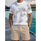 🔥Limited Stock 49% Off!🎉Men's Summer Printed 2-Piece Set