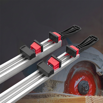 Woodworking Straight‑Edge Cutting Guide Clamp‑Precision Saw Guide for Circular Saw & DIY Wood Projects